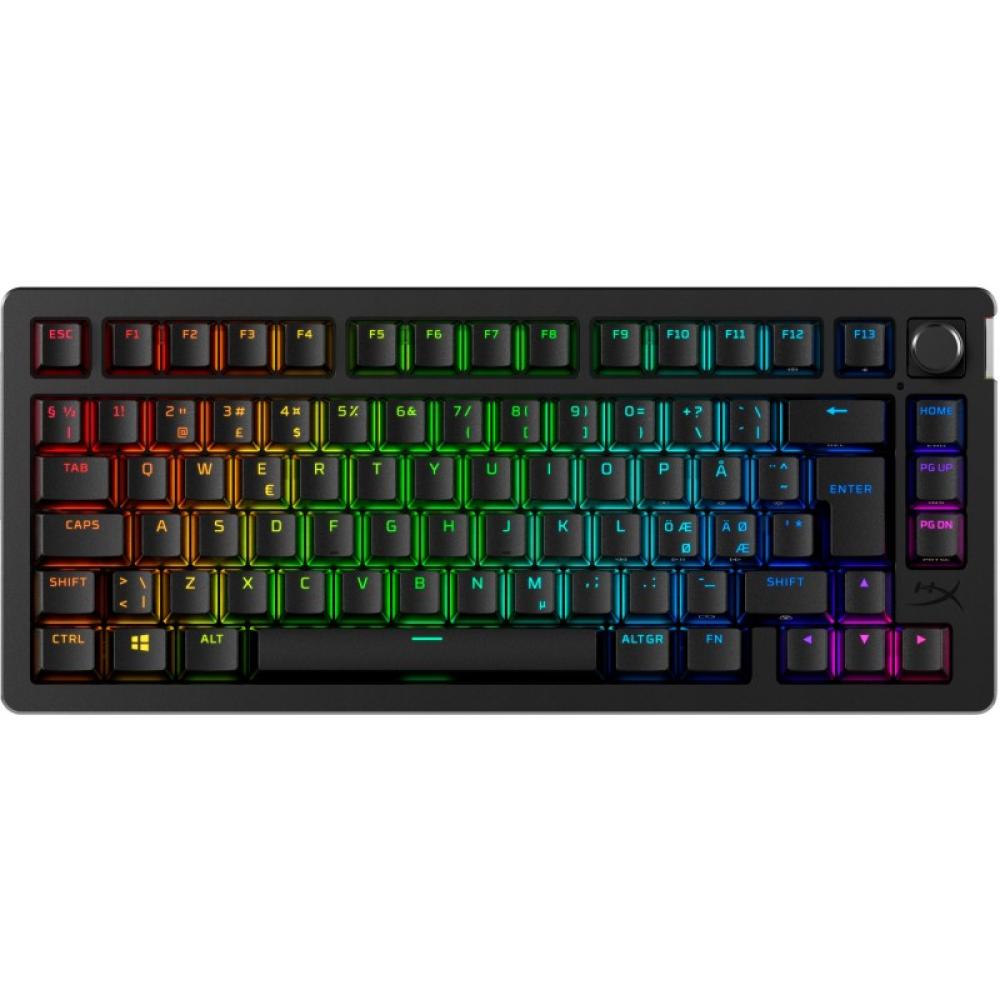 HyperX - Teclado gaming Alloy Rise 75 inalámbrico