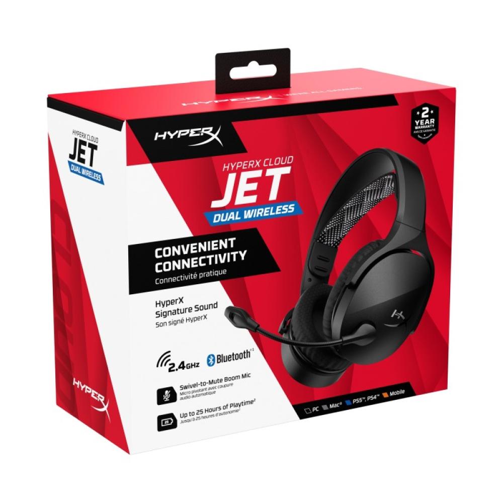 HyperX - Cloud Jet: auriculares gaming inalámbricos (negro)