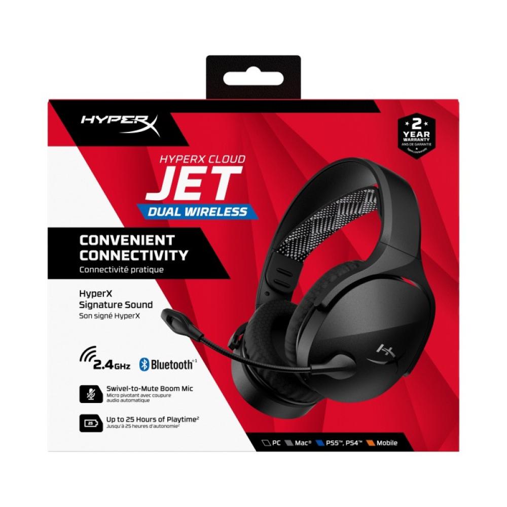 HyperX - Cloud Jet: auriculares gaming inalámbricos (negro)