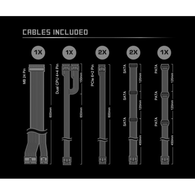 Asrock - SL-650G Steel Legend unidad de fuente de alimentación 650 W 20+4 pin ATX ATX Negro