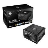 Asrock - SL-650G Steel Legend unidad de fuente de alimentación 650 W 20+4 pin ATX ATX Negro