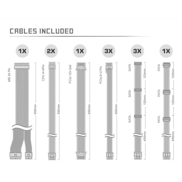 Asrock - SL-1000GW Steel Legend unidad de fuente de alimentación 1000 W 20+4 pin ATX ATX Blanco