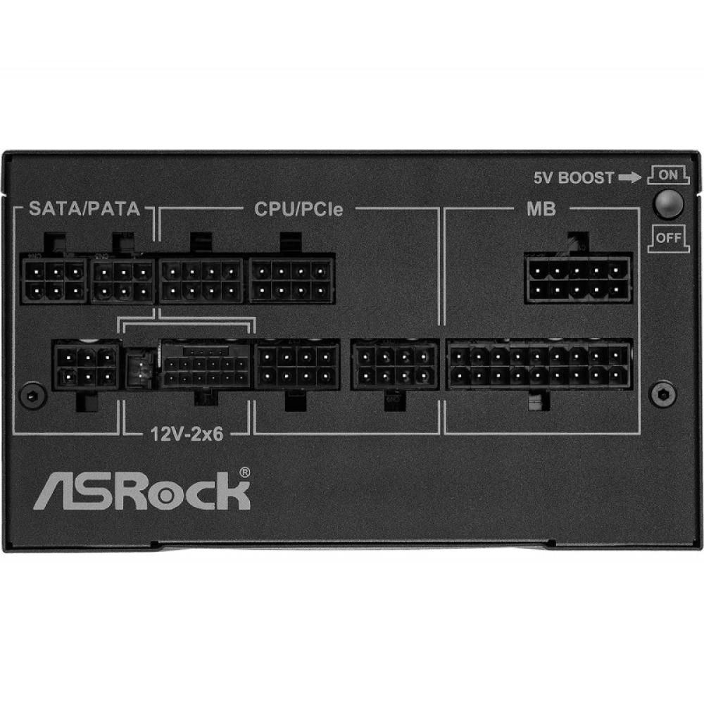 Asrock - Phantom Gaming PG-750G unidad de fuente de alimentación 750 W 20+4 pin ATX ATX Negro