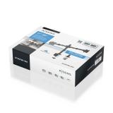 AISENS - Soporte de Mesa Eco Giratorio e Inclinable para Monitor/TV 20kg (3 Pivotes, 2 Brazos) de 17"-35", Negro