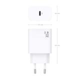 AISENS - Cargador GaN 30W, 1xUSB-C PD3.0, Blanco - A110-0940