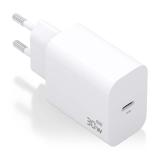 AISENS - Cargador GaN 30W, 1xUSB-C PD3.0, Blanco - A110-0940