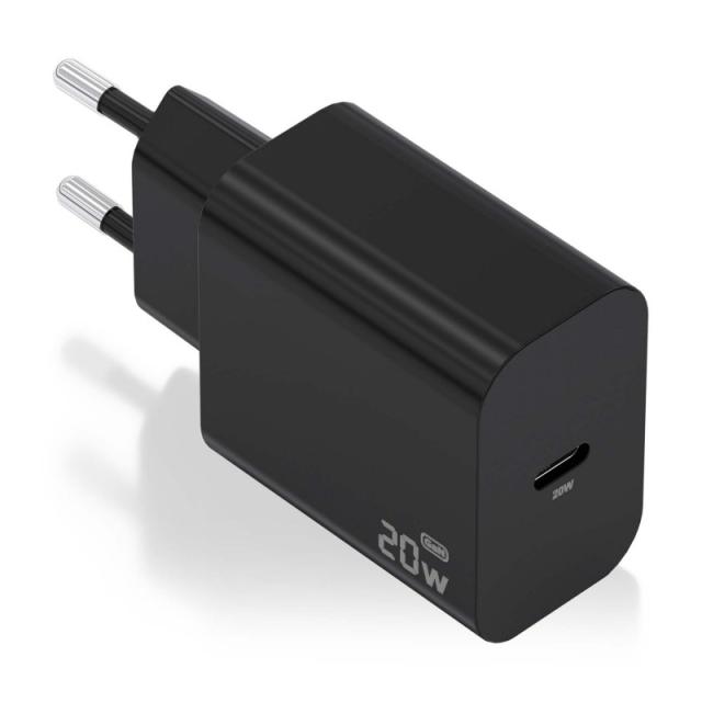 AISENS - Cargador GaN 20W, 1xUSB-C PD3.0, Negro