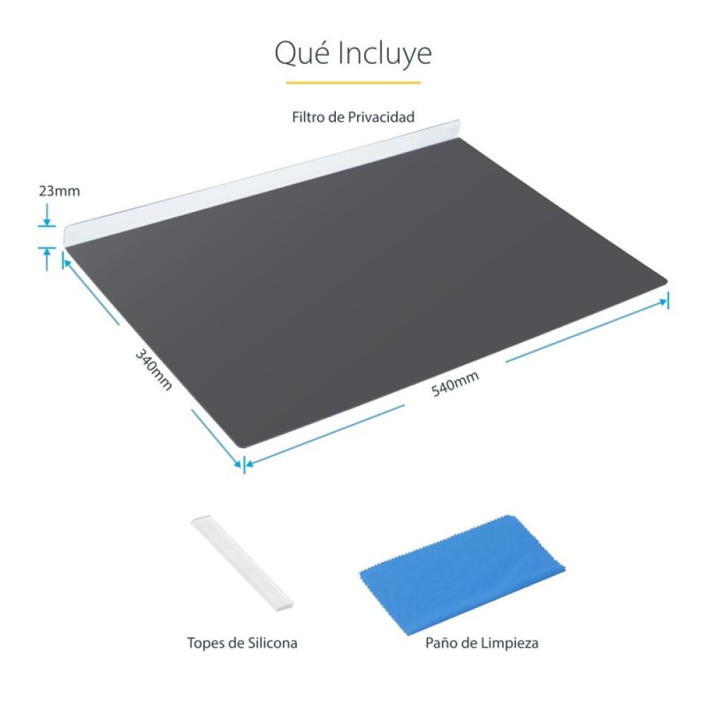 StarTech.com - Filtro de Privacidad 16:10 para Monitor de 24" - Colgante - Protector Acrílico de Pantalla - Ángulo de Visión de