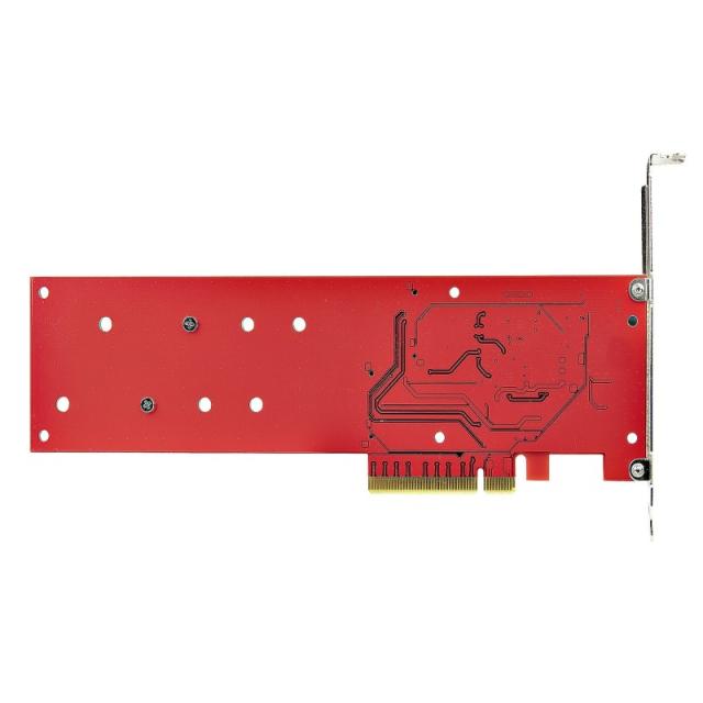 StarTech.com - Tarjeta PCIe Adaptadora para 2 SSDs M.2, PCI Express x8 o x16 a NVMe Doble o SSDs M.2 AHCI, PCI Express 4.0, 7,8G