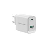 Conceptronic - ALTHEA20W45 cargador de dispositivo móvil Universal Blanco Corriente alterna Carga rápida Interior