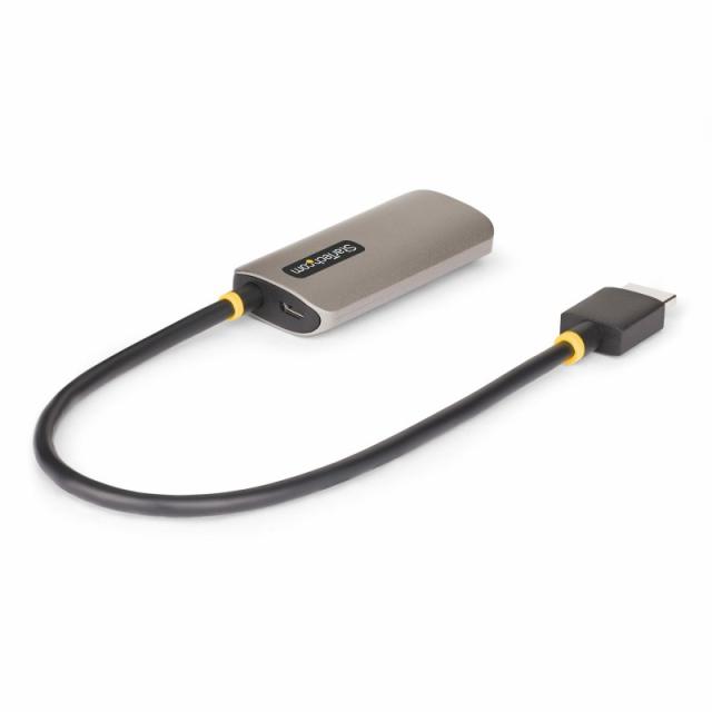 StarTech.com - Cable Conversor Adaptador Activo de 30cm HDMI 2.1 a DisplayPort 1.4 - 8K60Hz - Alimentado por el Bus USB - Cable
