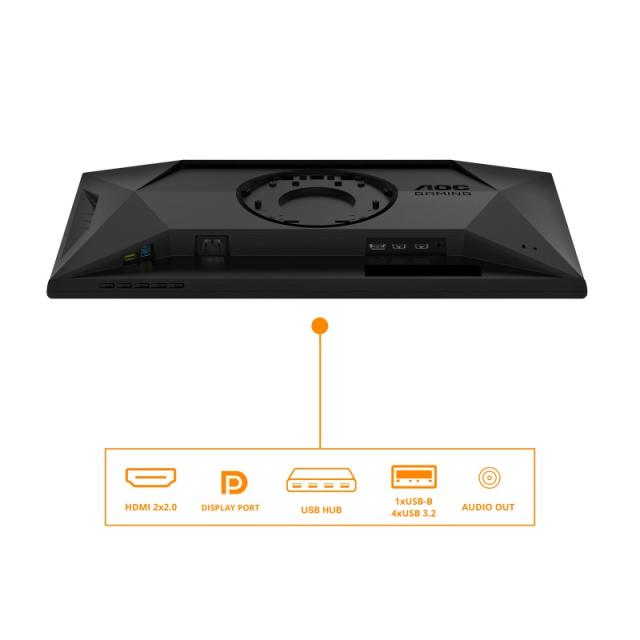 AOC - G4 25G4SXU pantalla para PC 62,2 cm (24.5") 1920 x 1080 Pixeles Full HD LED Negro, Gris