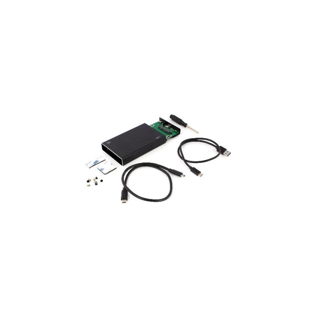 Ewent - EW7070 caja para disco duro externo Carcasa de disco duro/SSD Negro 2.5"