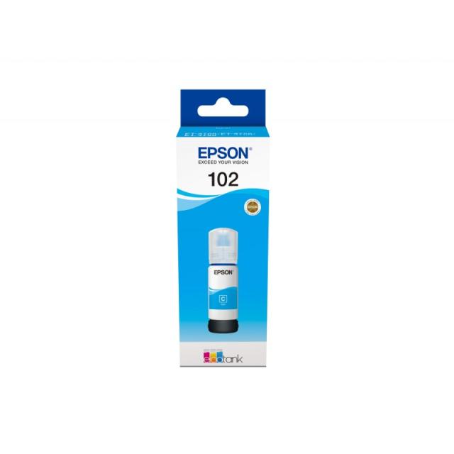 Epson - 102 EcoTank Cyan ink bottle