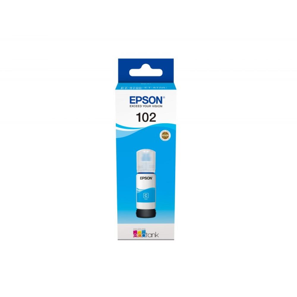 Epson - 102 EcoTank Cyan ink bottle