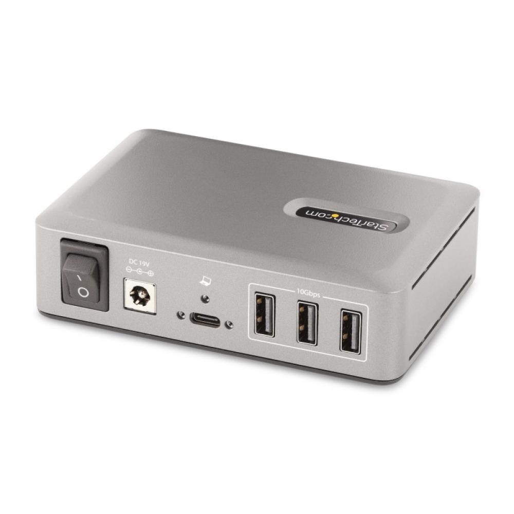 StarTech.com - Hub Concentrador USB-C de 10 Puertos - 8x USB-A/2x USB-C - con Fuente de 65W - USB 3.1 10Gbps - Ladrón USB Tipo C