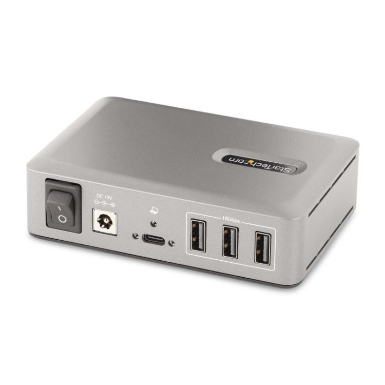 StarTech.com - Hub Concentrador USB-C de 10 Puertos - 8x USB-A/2x USB-C - con Fuente de 65W - USB 3.1 10Gbps - Ladrón USB Tipo C