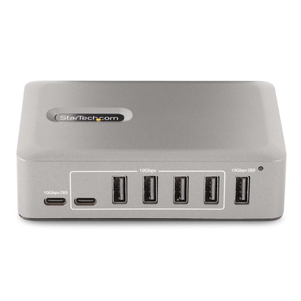 StarTech.com - Hub Concentrador USB-C de 10 Puertos - 8x USB-A/2x USB-C - con Fuente de 65W - USB 3.1 10Gbps - Ladrón USB Tipo C