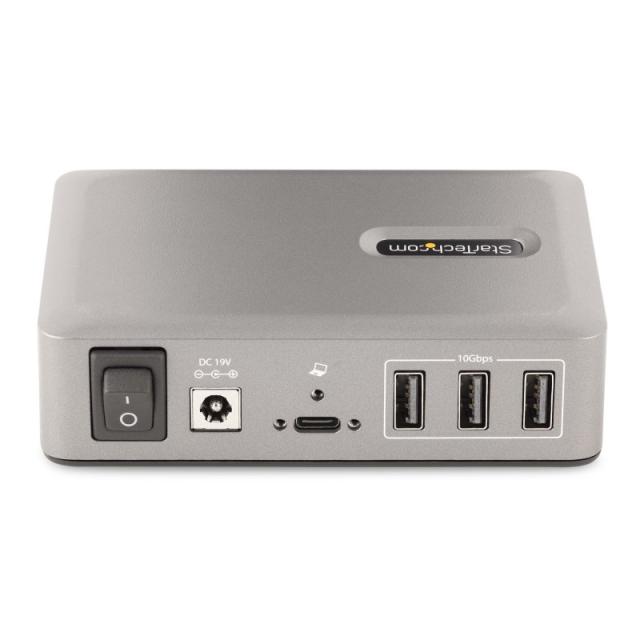 StarTech.com - Hub Concentrador USB-C de 10 Puertos - 8x USB-A/2x USB-C - con Fuente de 65W - USB 3.1 10Gbps - Ladrón USB Tipo C