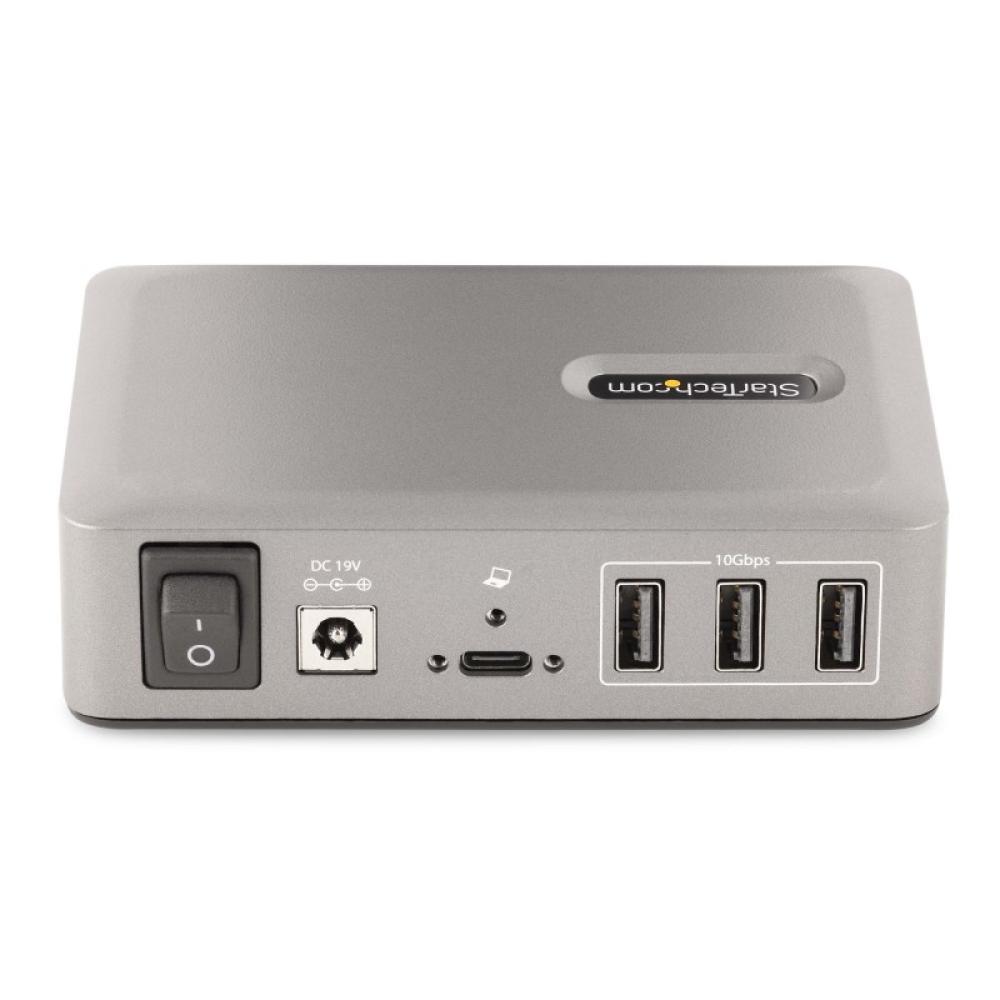 StarTech.com - Hub Concentrador USB-C de 10 Puertos - 8x USB-A/2x USB-C - con Fuente de 65W - USB 3.1 10Gbps - Ladrón USB Tipo C