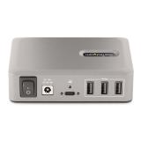 StarTech.com - Hub Concentrador USB-C de 10 Puertos - 8x USB-A/2x USB-C - con Fuente de 65W - USB 3.1 10Gbps - Ladrón USB Tipo C