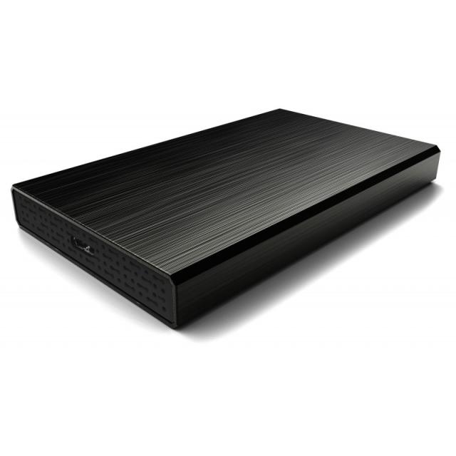 CoolBox - CAJA/CARCASA HDD/SSD 2.5" SLIMCHASE SCA2523 USB3.2 GEN1 ALUMINIO NEGRO