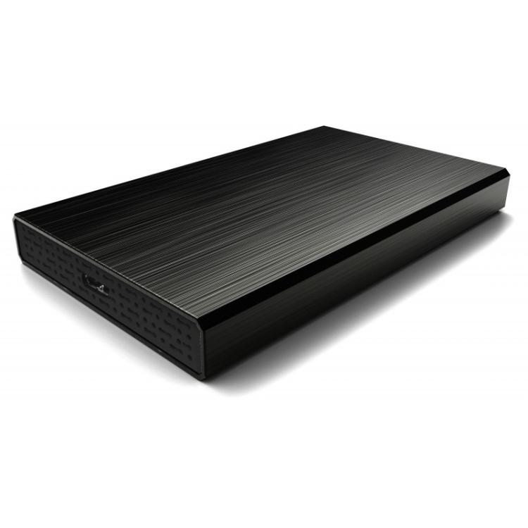 CoolBox - CAJA/CARCASA HDD/SSD 2.5" SLIMCHASE SCA2523 USB3.2 GEN1 ALUMINIO NEGRO