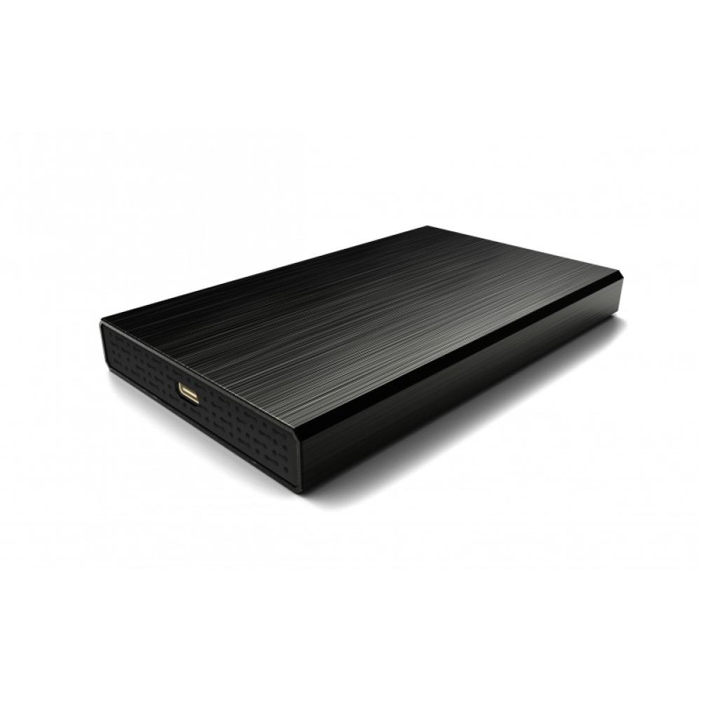 CoolBox - CAJA/CARCASA HDD/SSD 2.5" SLIMCHASE SCA2523C USB-C 3.2 GEN1 ALUMINIO NEGRO