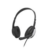 Hama - "HS-P100 V2" Auriculares de oficina para PC, estéreo, negro