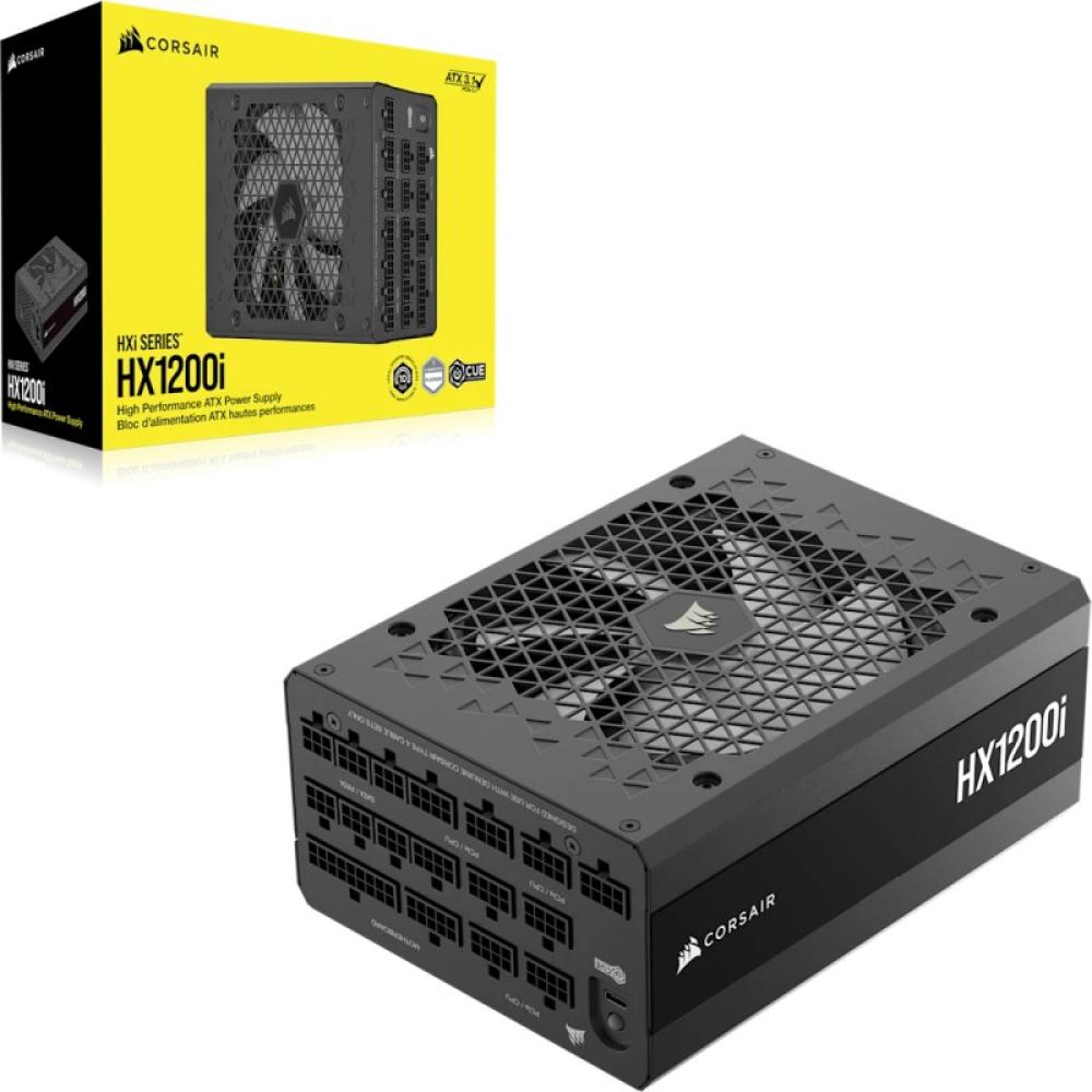 Corsair - HX1200 unidad de fuente de alimentación 1200 W 24-pin ATX ATX Negro
