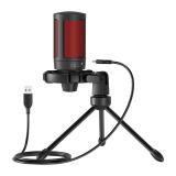 Savio - wired gaming microphone with backlight tripod USB SONAR PRO Negro, Rojo Micrófono para videoconsola