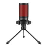 Savio - wired gaming microphone with backlight tripod USB SONAR PRO Negro, Rojo Micrófono para videoconsola