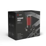 Savio - wired gaming microphone with backlight tripod USB SONAR PRO Negro, Rojo Micrófono para videoconsola