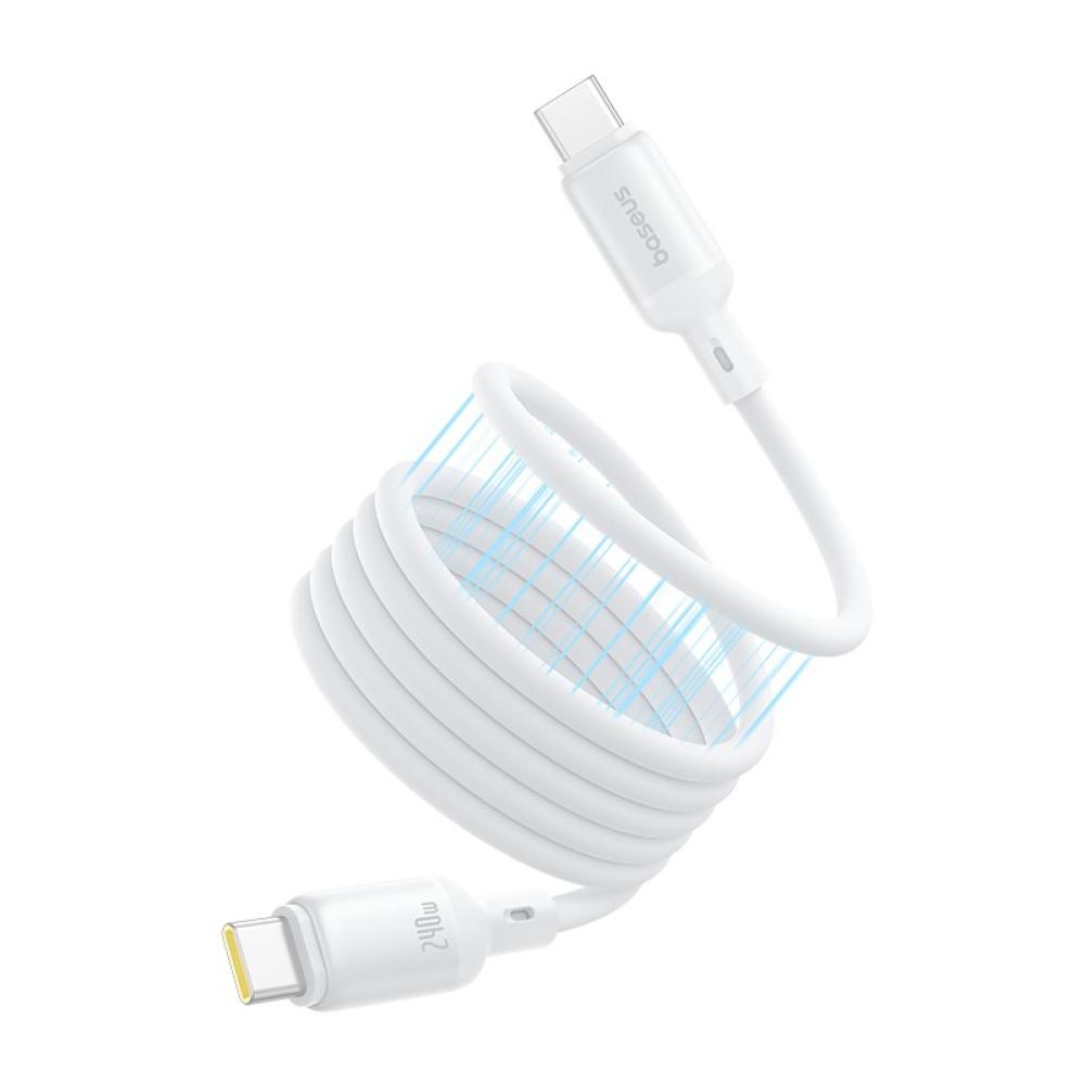 Baseus - PicoGo cable USB USB 2.0 1 m USB C Blanco