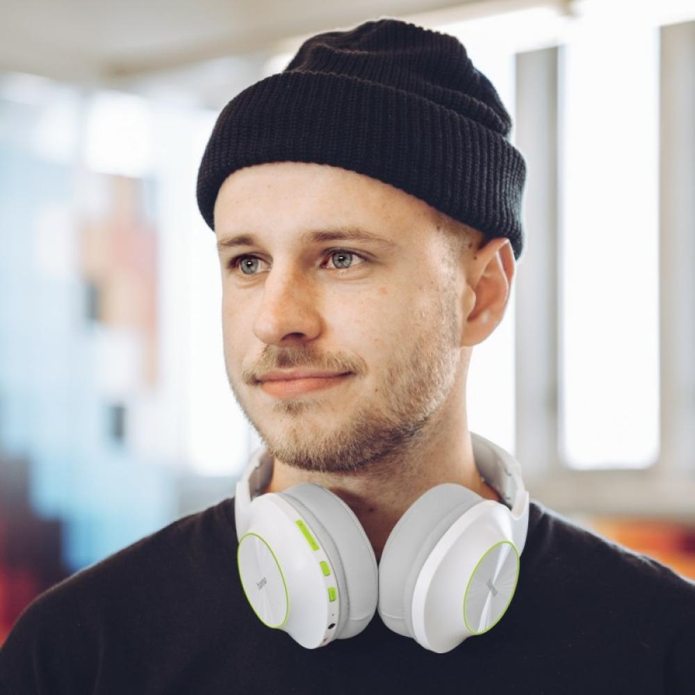 Hama - Spirit Calypso II Auriculares Inalámbrico Diadema Llamadas/Música Bluetooth Verde, Gris, Blanco