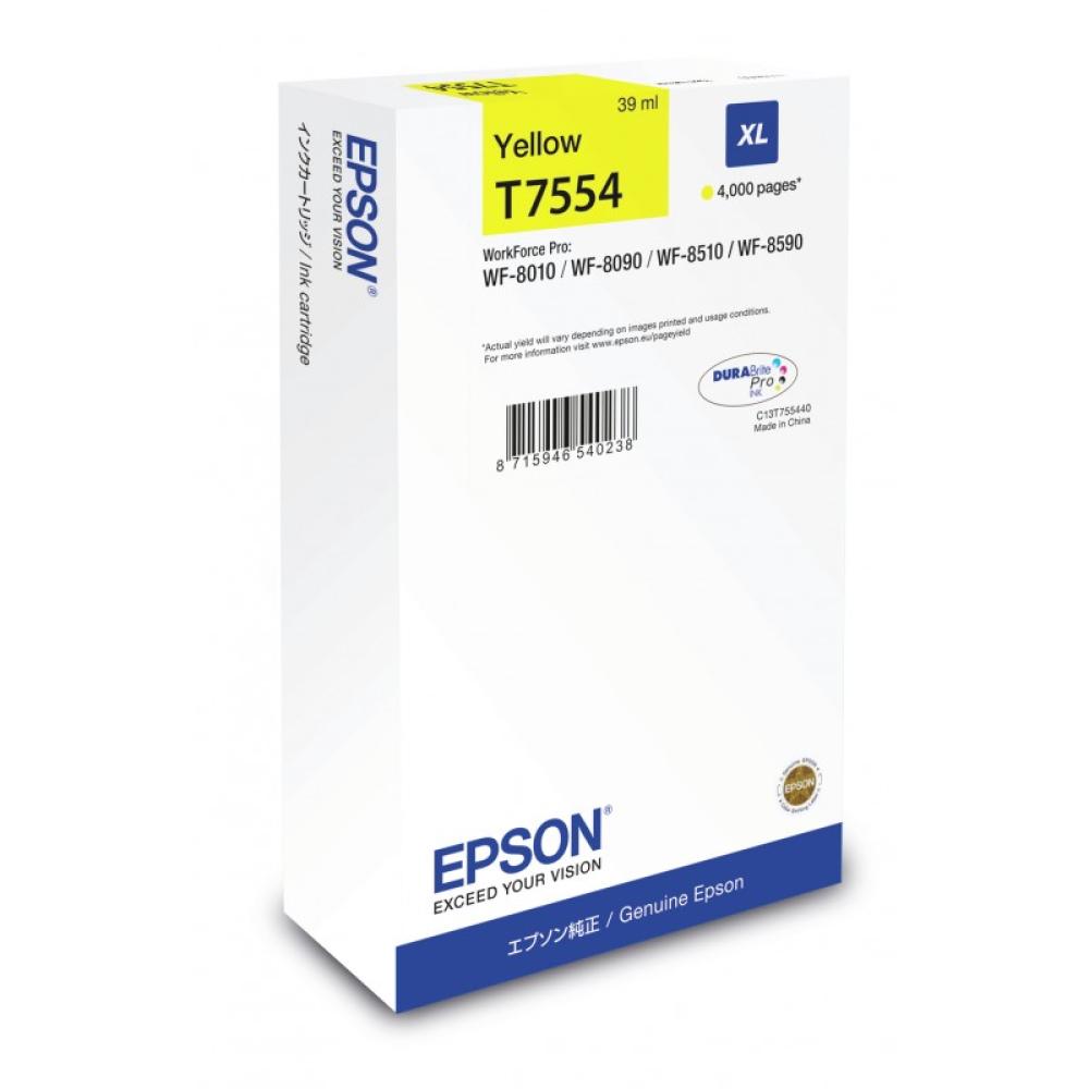 Epson - Cartucho T7554 amarillo XL