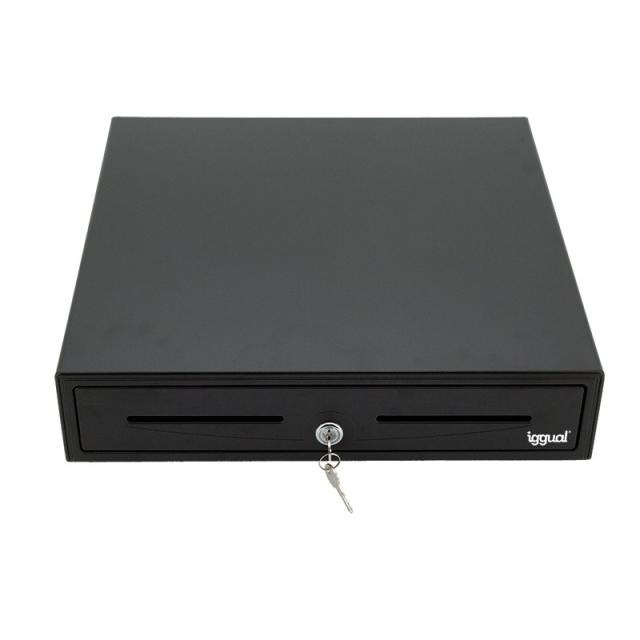 iggual - Cajón Portamonedas IRON-50 42cm 5+8 negro