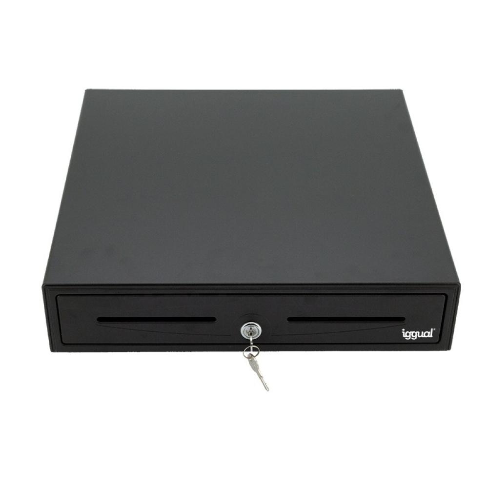 iggual - Cajón Portamonedas IRON-50 42cm 5+8 negro