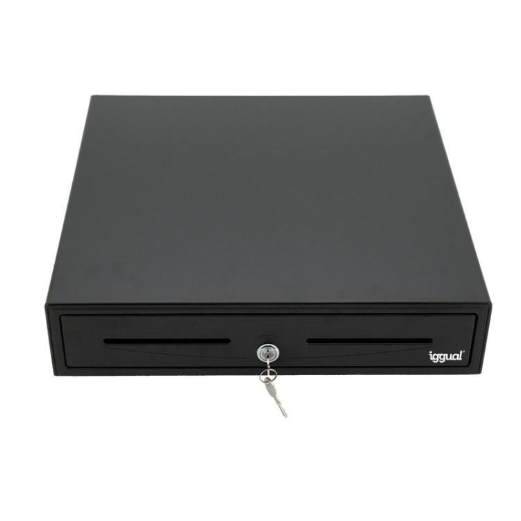 iggual - Cajón Portamonedas IRON-50 42cm 5+8 negro