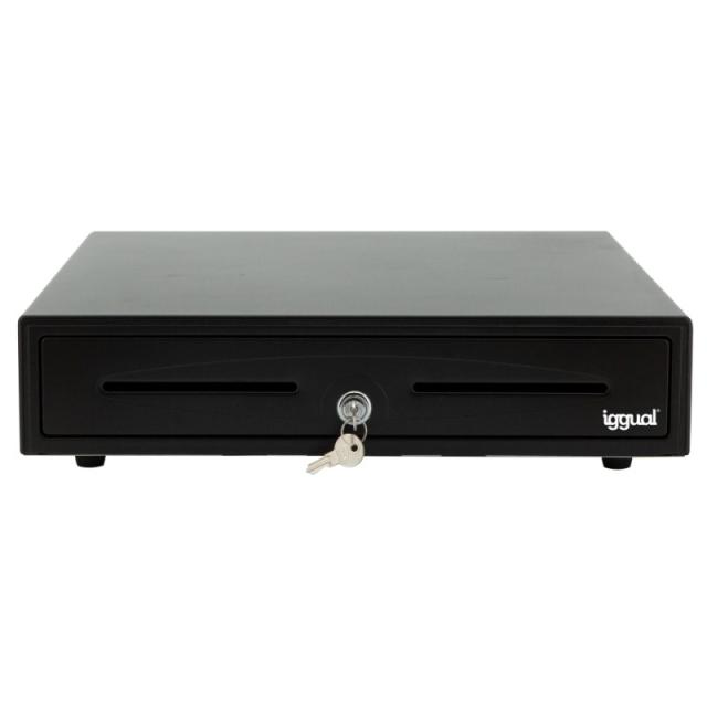iggual - Cajón Portamonedas IRON-50 42cm 5+8 negro
