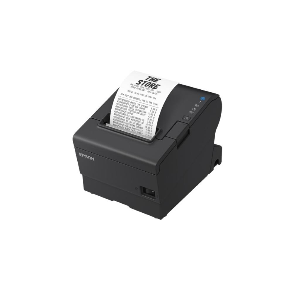 Epson - TM-T88VII (132): USB, Ethernet, PoweredUSB, Black