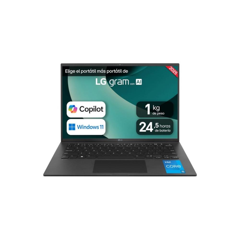 LG - Gram 14Z90RU-G.AA55B ordenador portatil Intel® Core™ i5 i5-1334U Portátil 35,6 cm (14") WUXGA 16 GB LPDDR5-SDRAM 512 GB SSD
