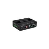 Trendnet - TI-UPG62 switch No administrado L2 Gigabit Ethernet (10/100/1000) Energía sobre Ethernet (PoE) Negro