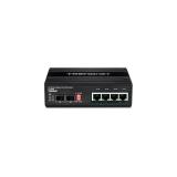 Trendnet - TI-UPG62 switch No administrado L2 Gigabit Ethernet (10/100/1000) Energía sobre Ethernet (PoE) Negro