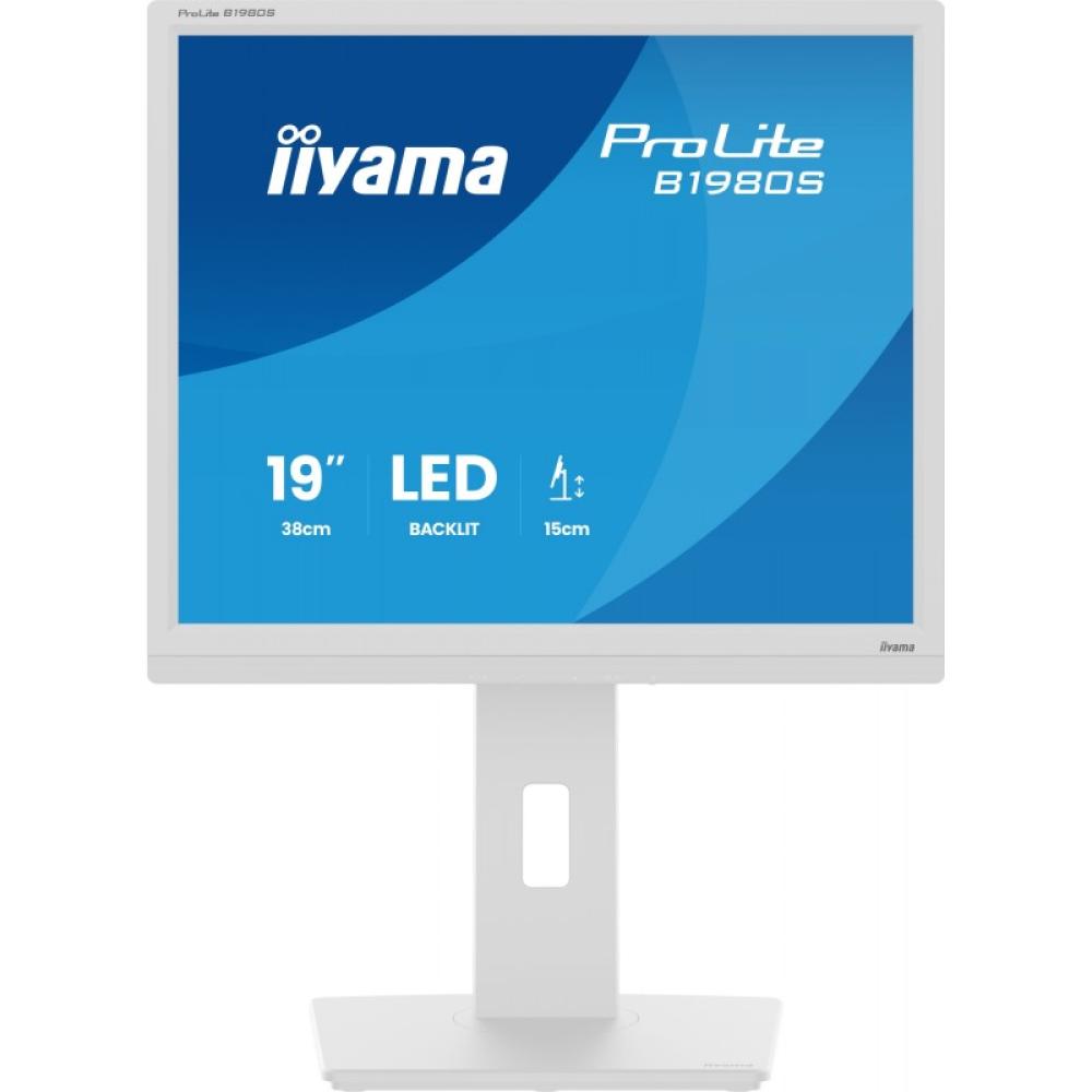 iiyama - ProLite B1980S-W1 pantalla para PC 48,3 cm (19") 1280 x 1024 Pixeles SVGA LED Blanco