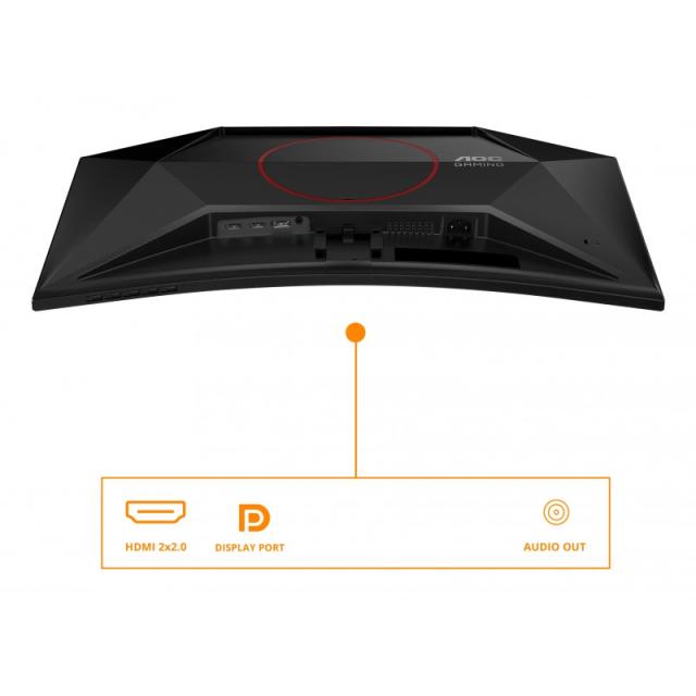 AOC - G4 C27G42E pantalla para PC 68,6 cm (27") 1920 x 1080 Pixeles Full HD LED Negro, Rojo