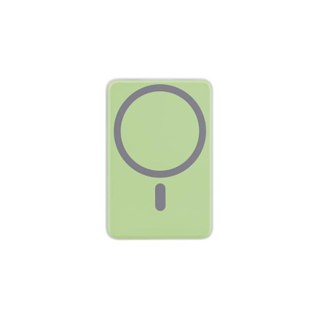 T''nB - PBUMAG5GR batería externa 5000 mAh Cargador inalámbrico Verde