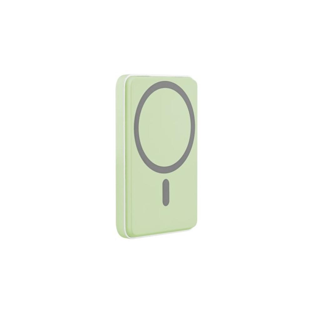 T''nB - PBUMAG5GR batería externa 5000 mAh Cargador inalámbrico Verde