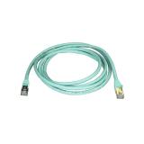 StarTech.com - Cable de 2m de Red Ethernet RJ45 Cat6a Blindado STP - Cable sin Enganche Snagless - Aguamarina