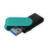 Kingston Technology - DataTraveler 128GB Portable USB 3.2 Gen 1 Exodia S (Black/Turquoise)